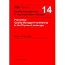 VDA 14  Preventive Quality Management Methods in the Process Landscape / 1st edition 2008